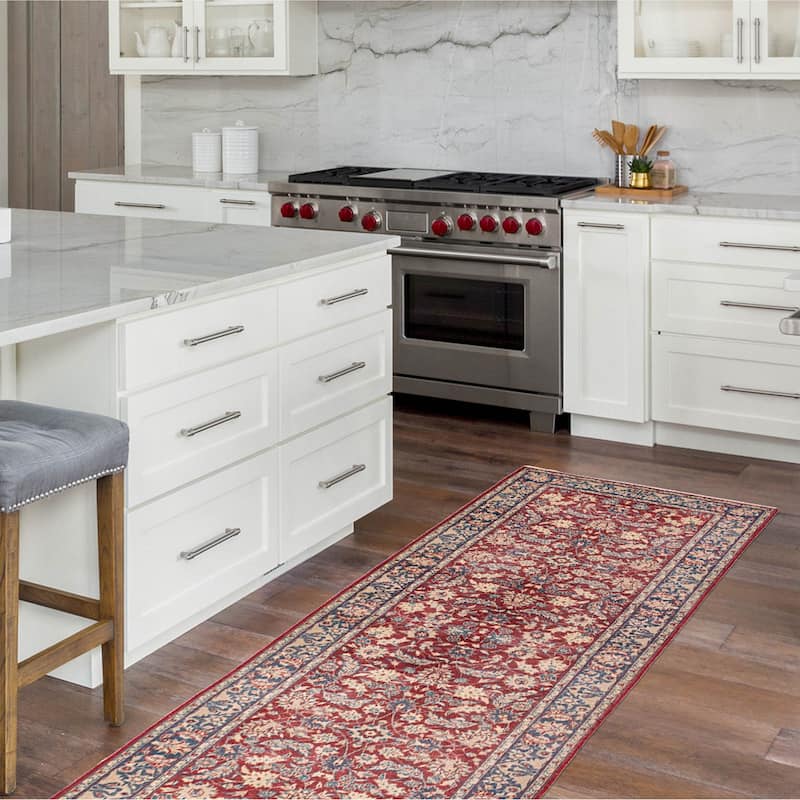 ECARPETGALLERY Hand-knotted Pako Persian 18 Of 20 Red Wool Rug - 2'6 x 7'10