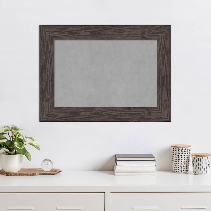 Amanti Art Bridge Black Framed Magnetic Board
