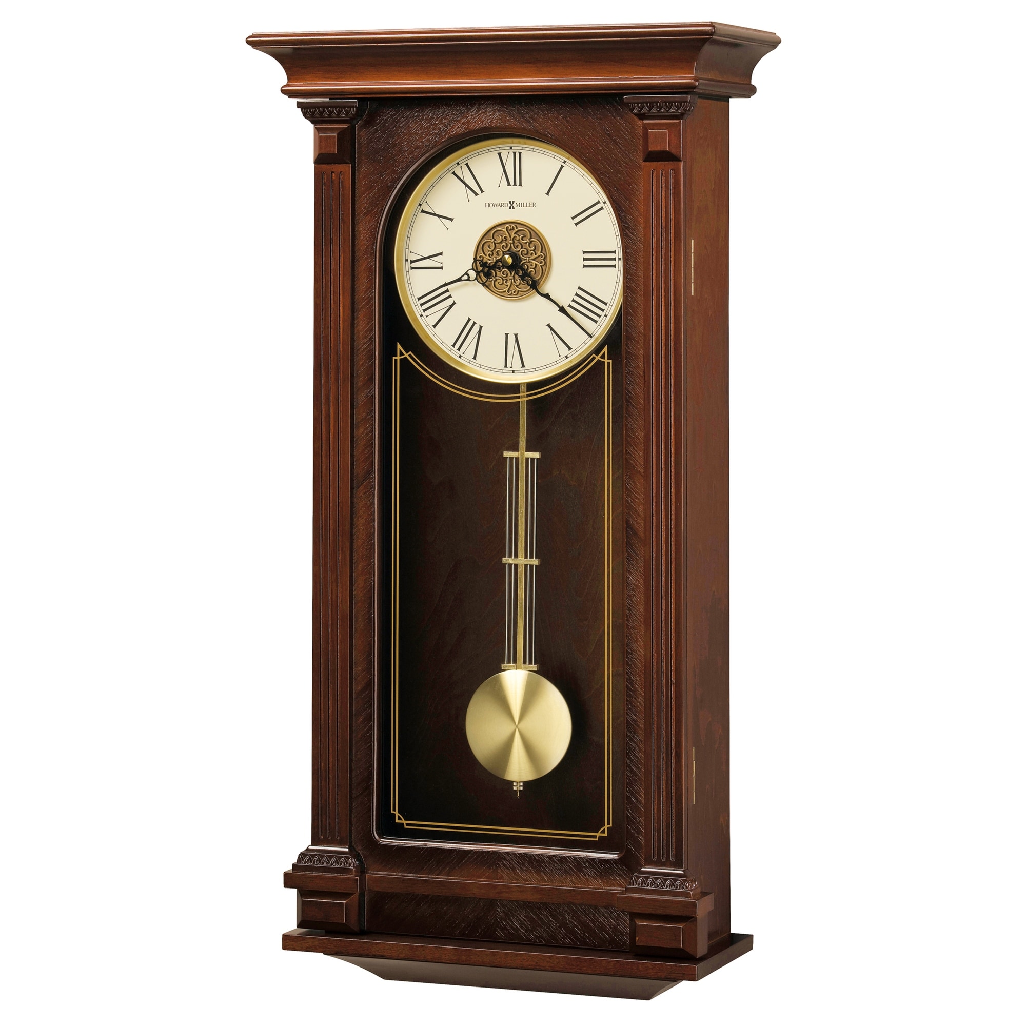 Old-Fashioned Wall Clock Battery Operated Quartz Wood Pendulum Clock Silent  Wood School Regulator Design Decorative Wall Clock Pendulum for Living