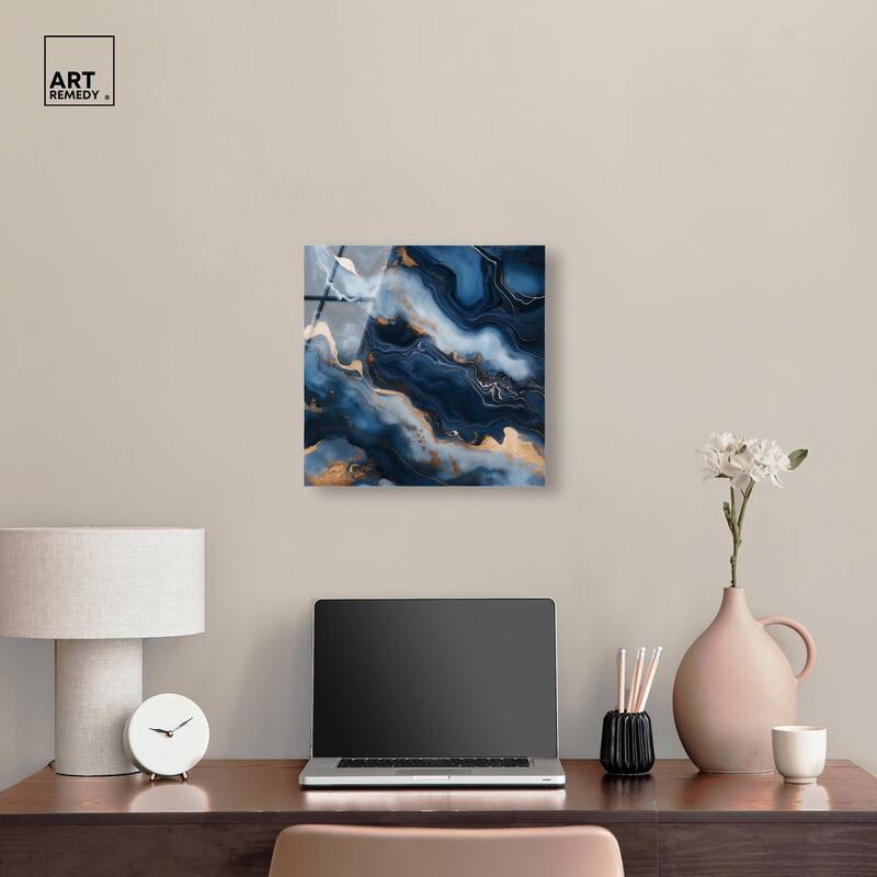 Deep Sea Geode IV Acrylic by Art Remedy, Ready to Hang