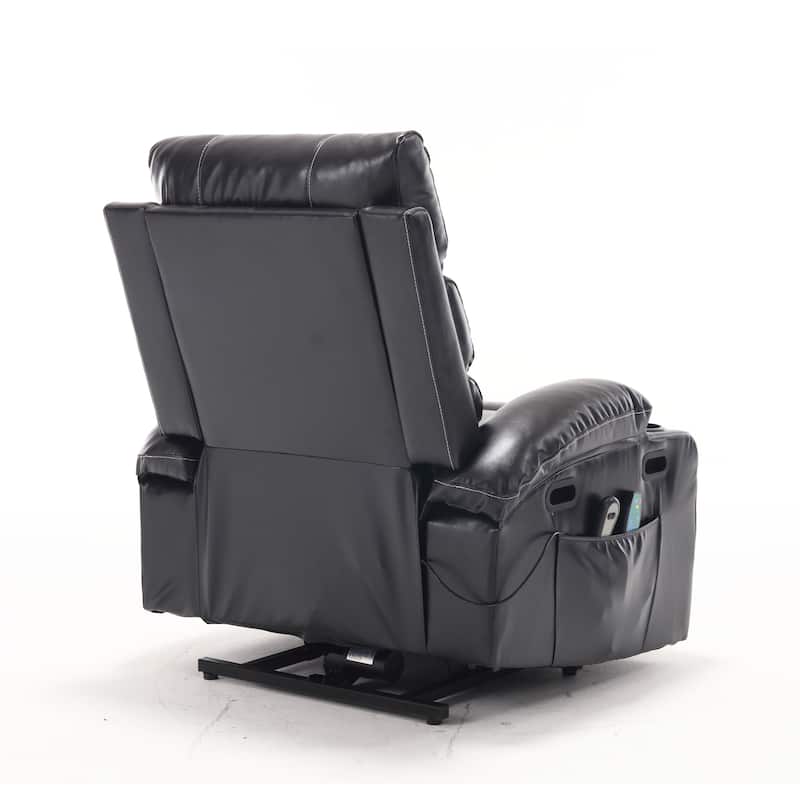 Power Lift Recliner Chair with 4‑Way Massage, Heating & Timer