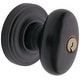 preview thumbnail 15 of 13, Baldwin Egg Style Single Cylinder Keyed Entry Door Knob Set with Egg Oil Rubbed Bronze