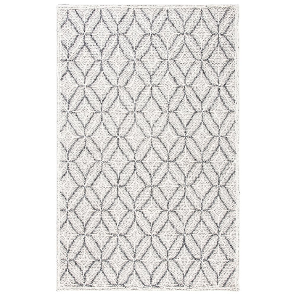 SAFAVIEH Handmade Trace Lakeisha & Contemporary Geometric Wool Rug