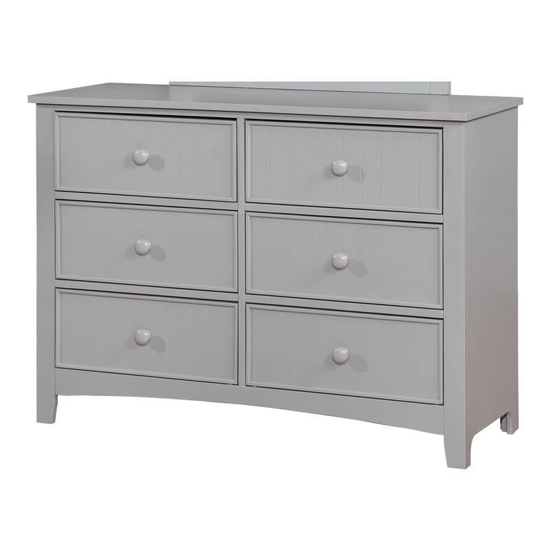 Deer Transitional 48-inch Wide Solid Wood 6-Drawer Dresser by Furniture of America