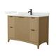 Option Natural Oak / Giotto Quartz Top / Matte Black
