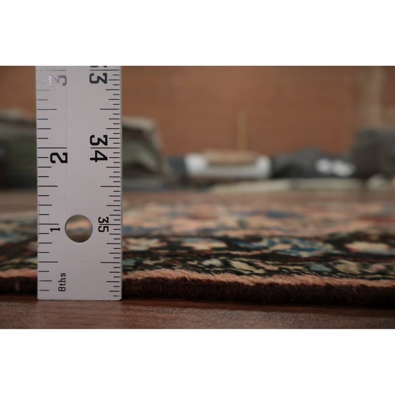 Hand Knotted Oriental 100% Wool Carpet Traditional Floral Coral Lilian Area Rug - 3' 10'' X 2' 5''