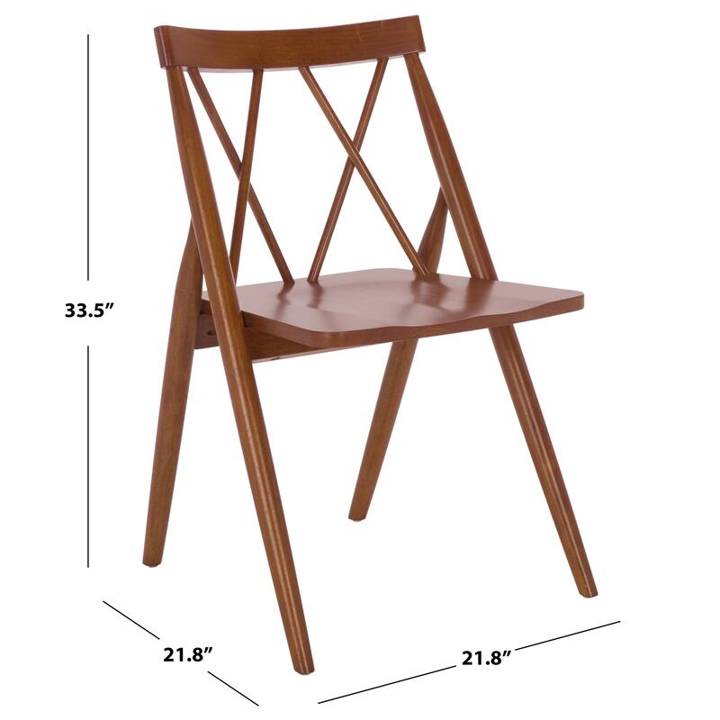 SAFAVIEH HOME Gayle Dining Chair (Set of 2) - 22"W x 22"D x 34"H