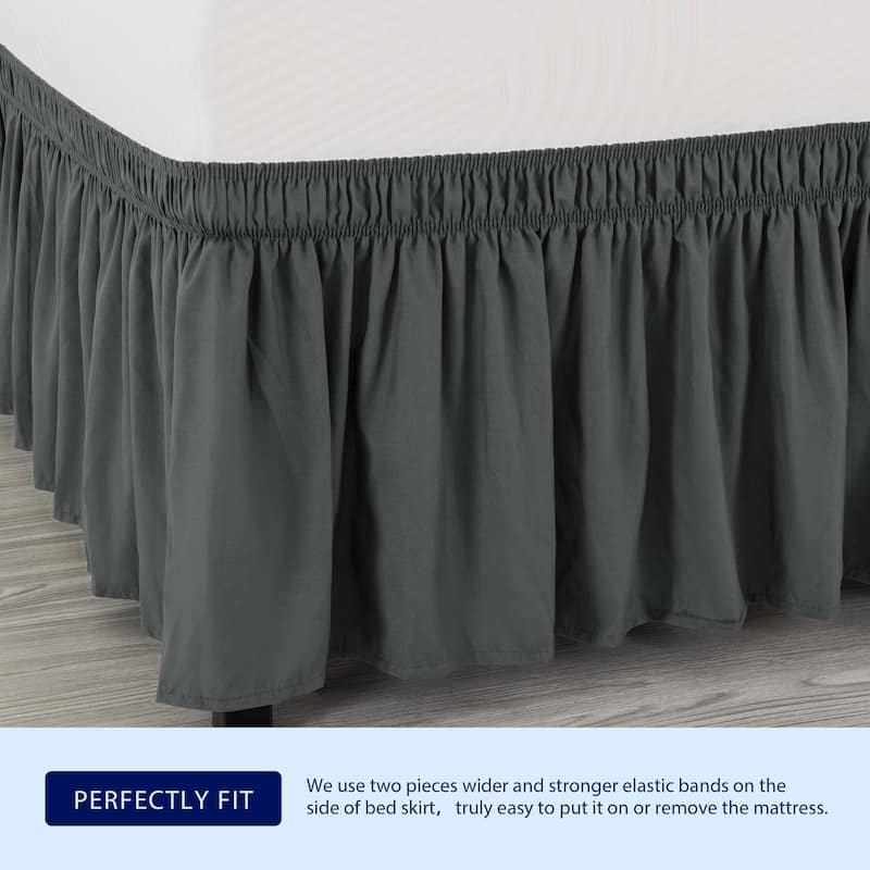 Subrtex Easy Fit 16-inch Drop Bed Skirts