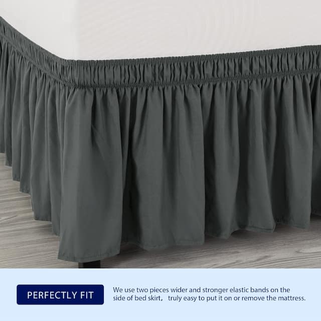 Subrtex Easy Fit 16-inch Drop Bed Skirts