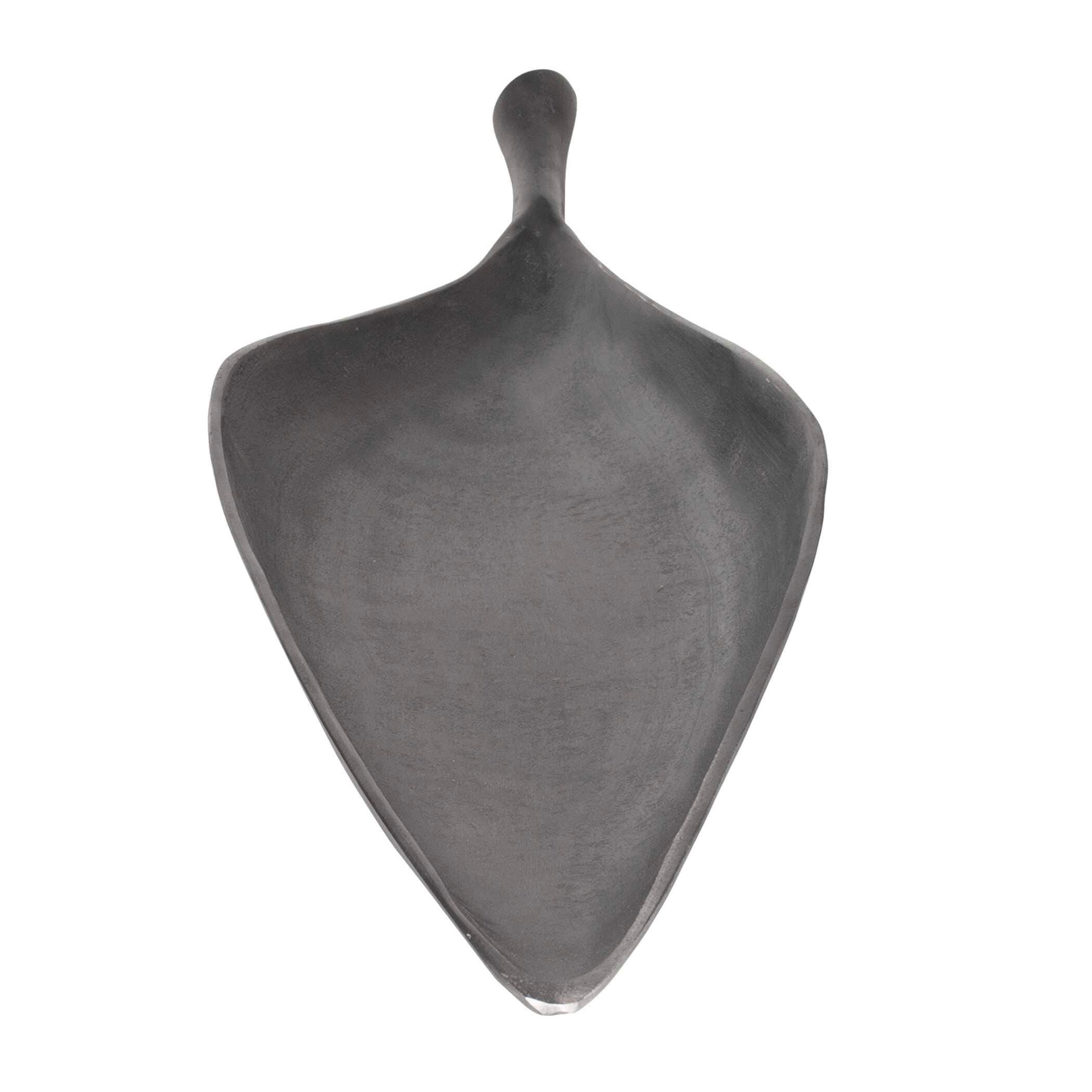 Uttermost Leaflet Dark Nickel Outdoor Bowl - 43"W x 9.5"D x 4"H