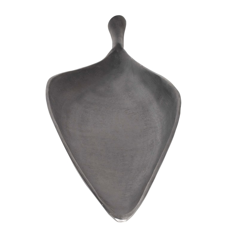 Uttermost Leaflet Dark Nickel Outdoor Bowl - 43"W x 9.5"D x 4"H