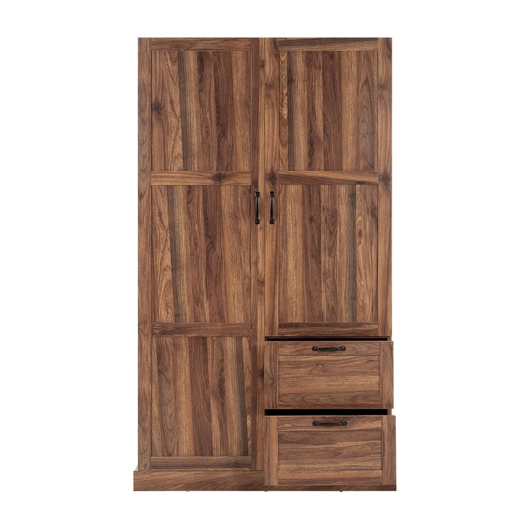 40" Extra-Wide Storage Cabinet, 71" Tall Pantry with Shelves & Drawers