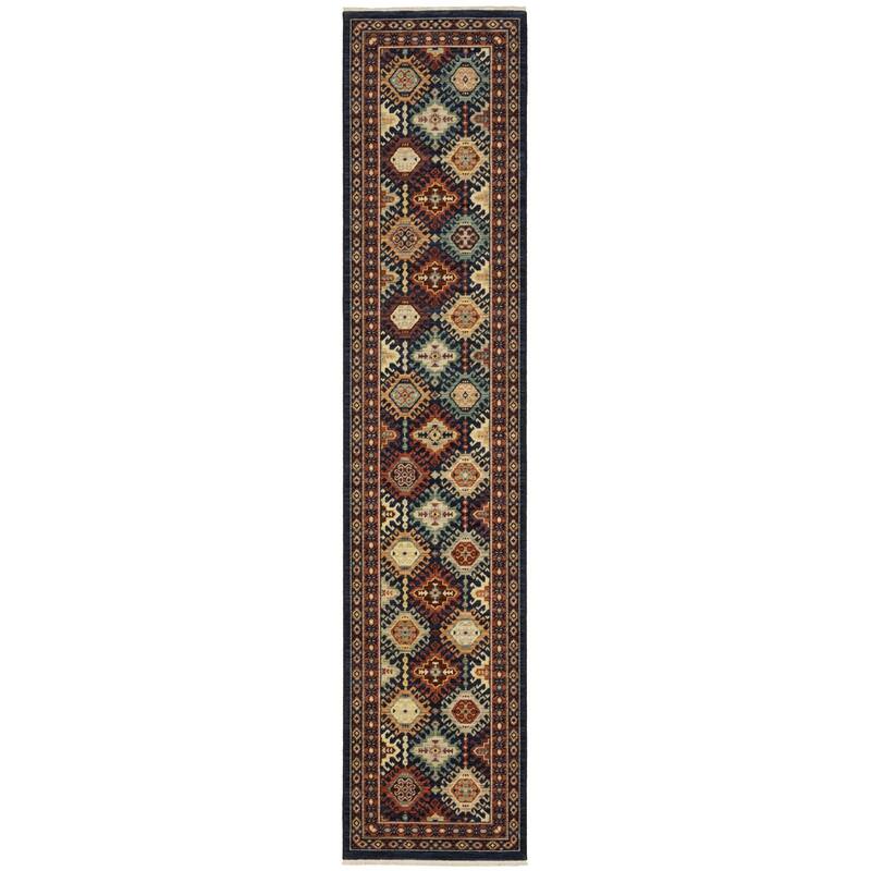 HomeRoots Oriental Traditional Rectangle Area Rug