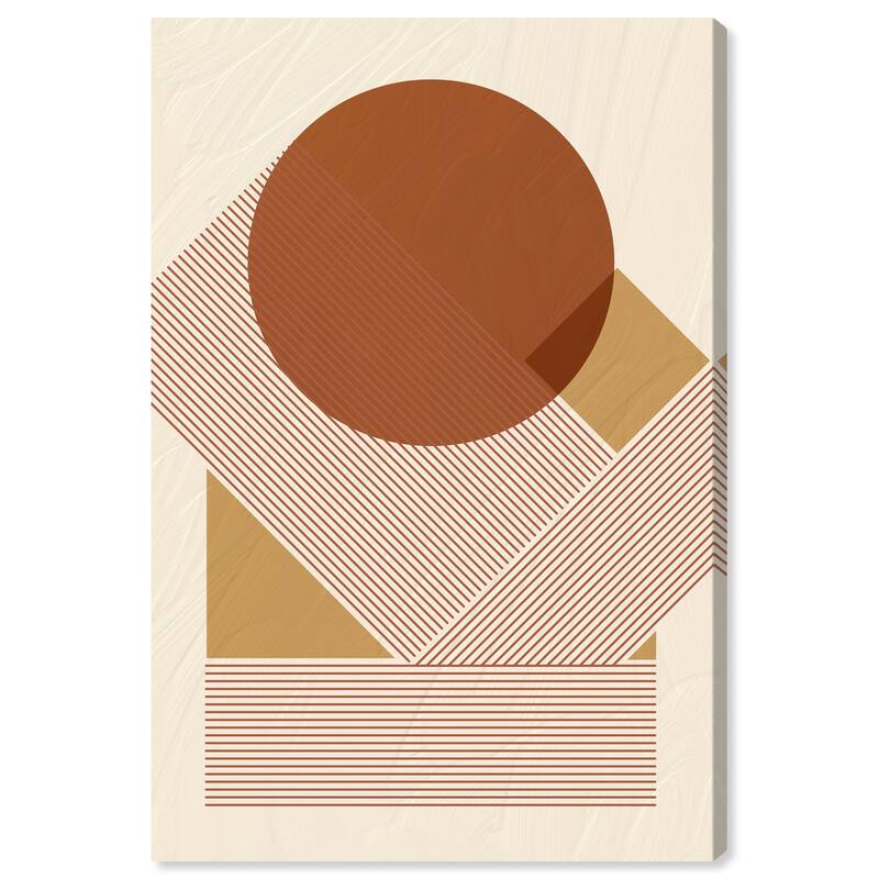 Wynwood Studio Canvas Abstract Earth News in Paper Brown and Modern & Contemporary Wall Art Canvas Print - 30 x 20