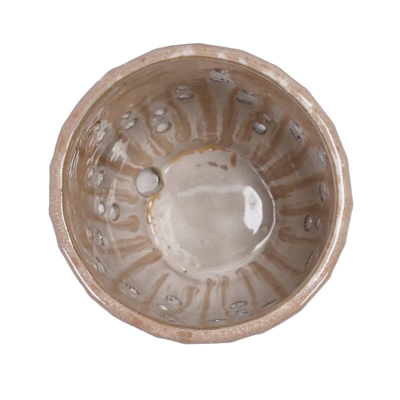 Handmade Planter, Ventilated Design, Saucers for Succulents and Herbs