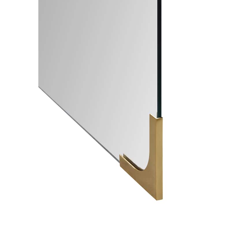 Renwil Eros Rectangular Wall Mirror - Clear - Large