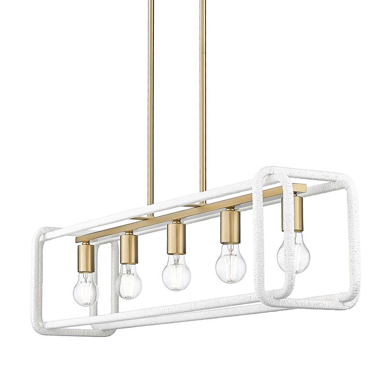 Camden 41.125" Wide 5-Light Linear Pendant