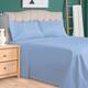 Miranda Haus 700 Thread Count Egyptian Cotton Solid Deep Pocket Sheet Set - California King - Light Blue