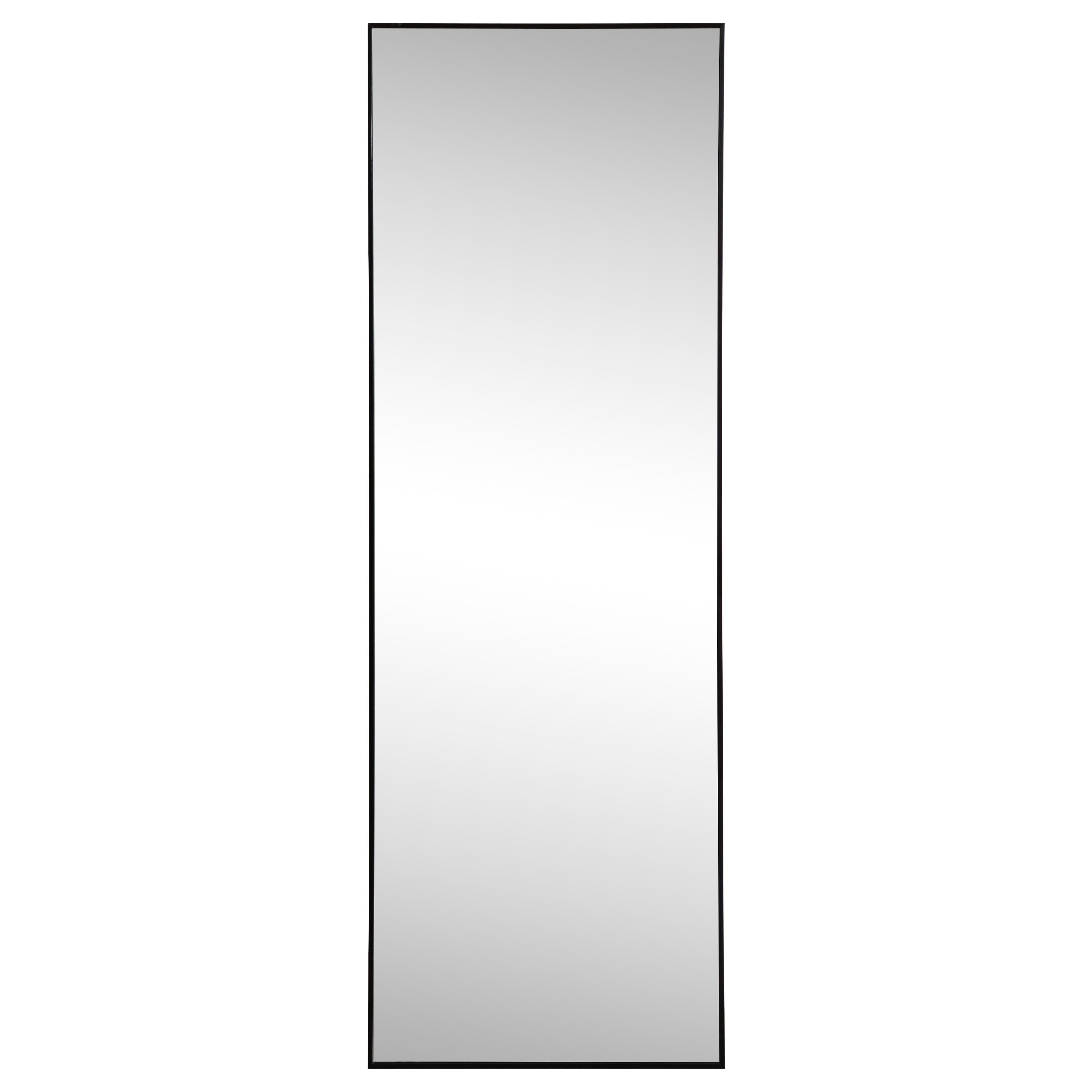 Strait Large Rectangular Aluminum Alloy Framed Full-Length Wall Mounted Leaner Mirror