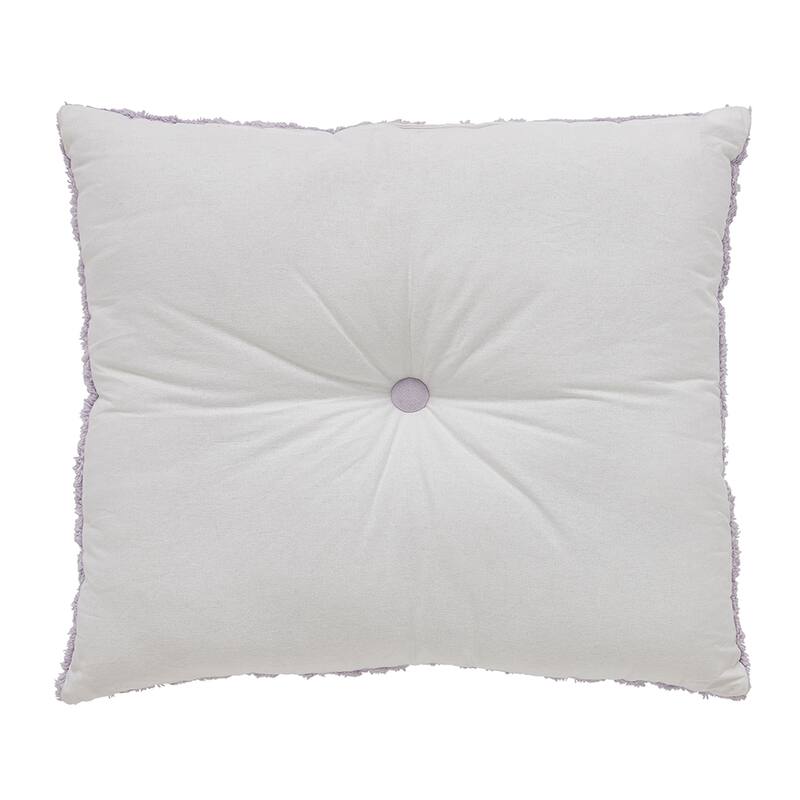 Better Trends Bloomfield Collection in Floral Design 100% Cotton Tufted Chenille, Square Pillow