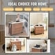 preview thumbnail 58 of 78, Laundry Hamper with Lid Rattan Basket with Removable Bags and Wheels