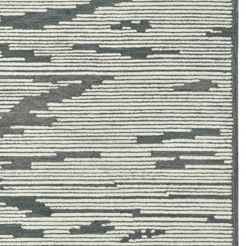 HomeRoots Geometric Lodge Rectangle Area Rug