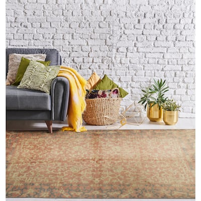 Red Transitional Ningxia Rug, Chinese design Area Rug