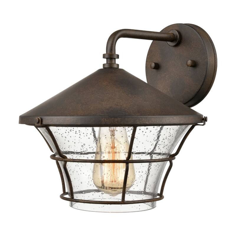 Gavin 10'' High 1-Light Outdoor Sconce - Hazelnut Bronze - 10 inch Tall - 10 inch Tall - Hazelnut Bronze