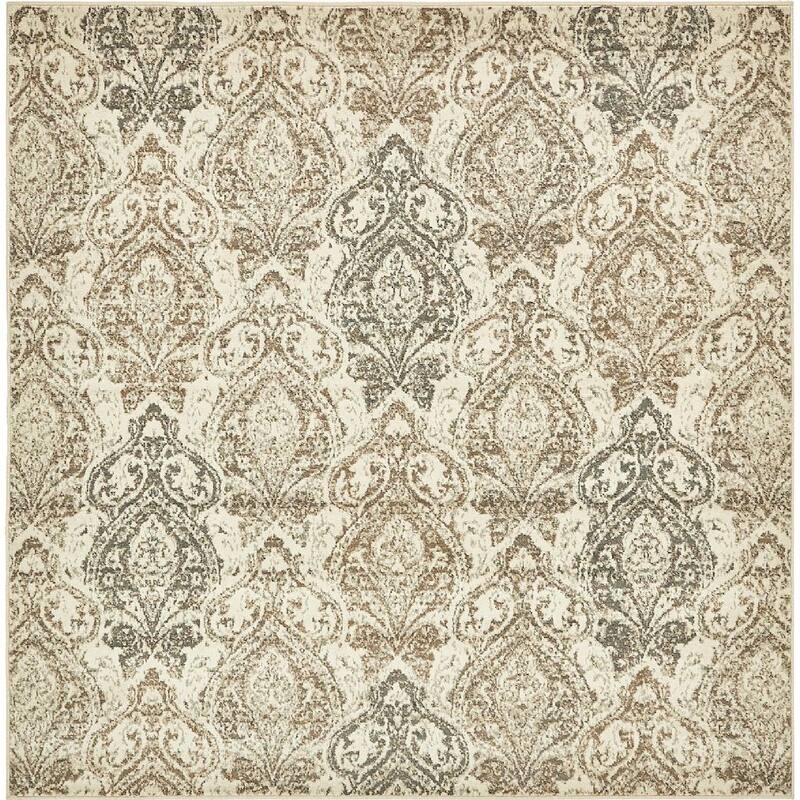 Contemporary Daisy Collection Area Rug