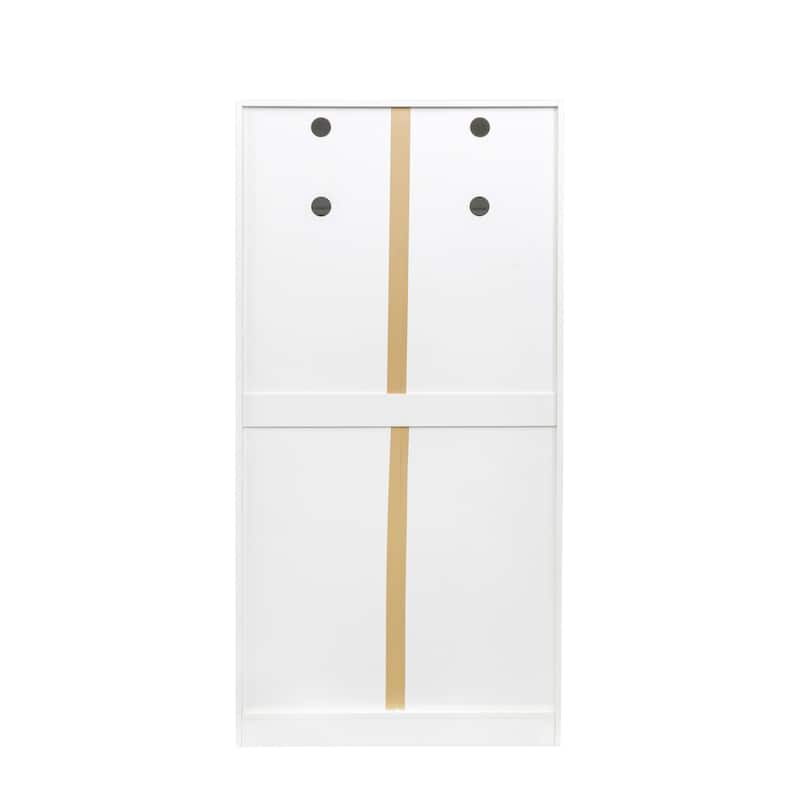 Double Door Pantry Cabinet, Freestanding Buffet Cupboards Sideboard w/ Shelves, Kitchen Pantry Storage Cabinet for Dinning Room