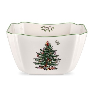 Spode Christmas Tree Square Bowl