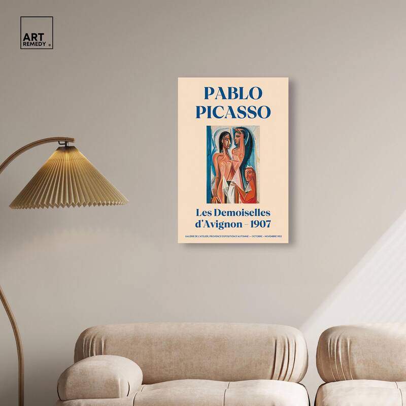 Faces of Demoiselles Canvas by Art Remedy, Gallery Wrapped