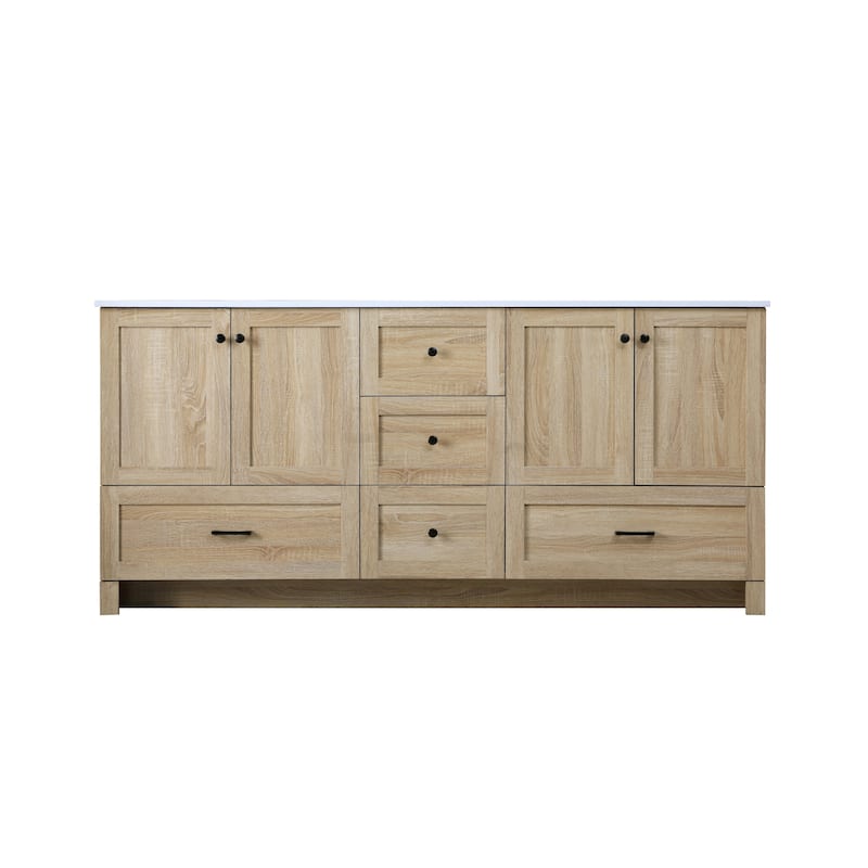 Elegant Lighting VF2872D Soma 72" Free Standing Double Basin Vanity