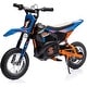 preview thumbnail 7 of 16, 24V Kids Electric Motorcycle, Pneumatic Tires, and Non-Slip Handle Blue