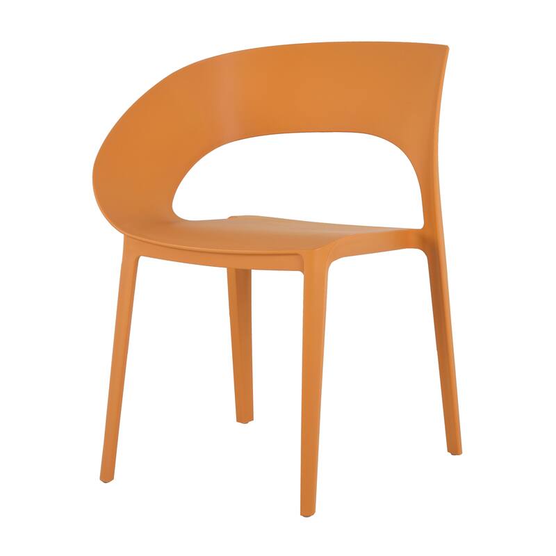 PP Dining Chair - Single-Side Design for Indoor/Outdoor, Single