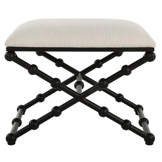 Uttermost 23782 Iron 24" Wide Iron Accent Stool