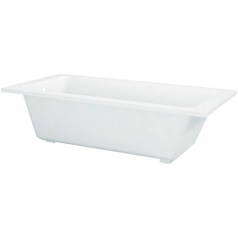 Kingston Brass VTPN673219T Aqua Eden 67" Drop In / Undermount Acrylic - Glossy White