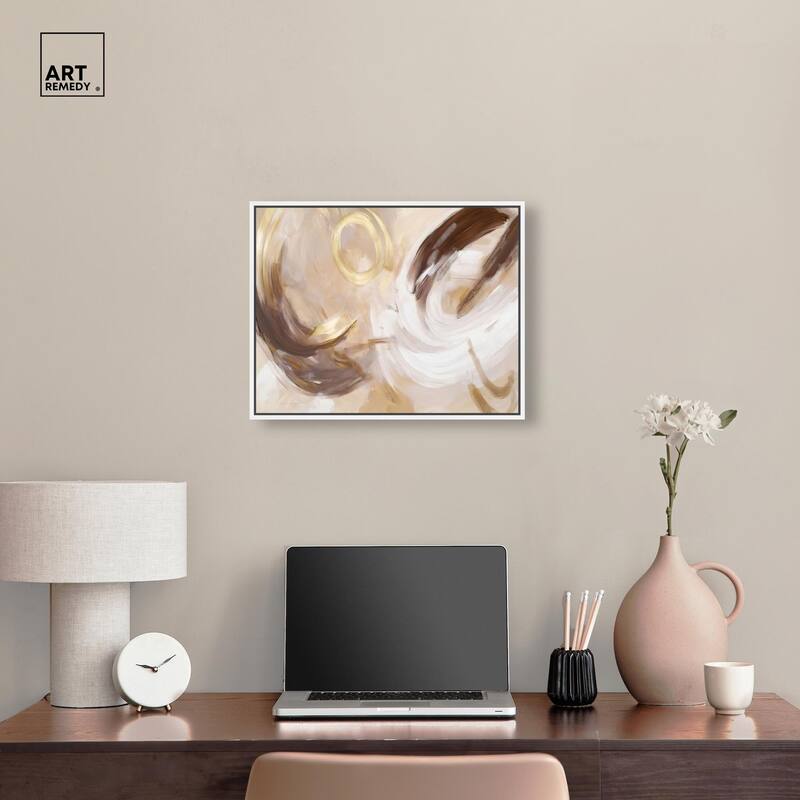 Dreamy Swirls II Canvas by Art Remedy