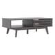 preview thumbnail 18 of 34, SAFAVIEH Rori Mid-Century 1-Shelf Walnut Coffee Table - 46" W x 23" D x 16" H