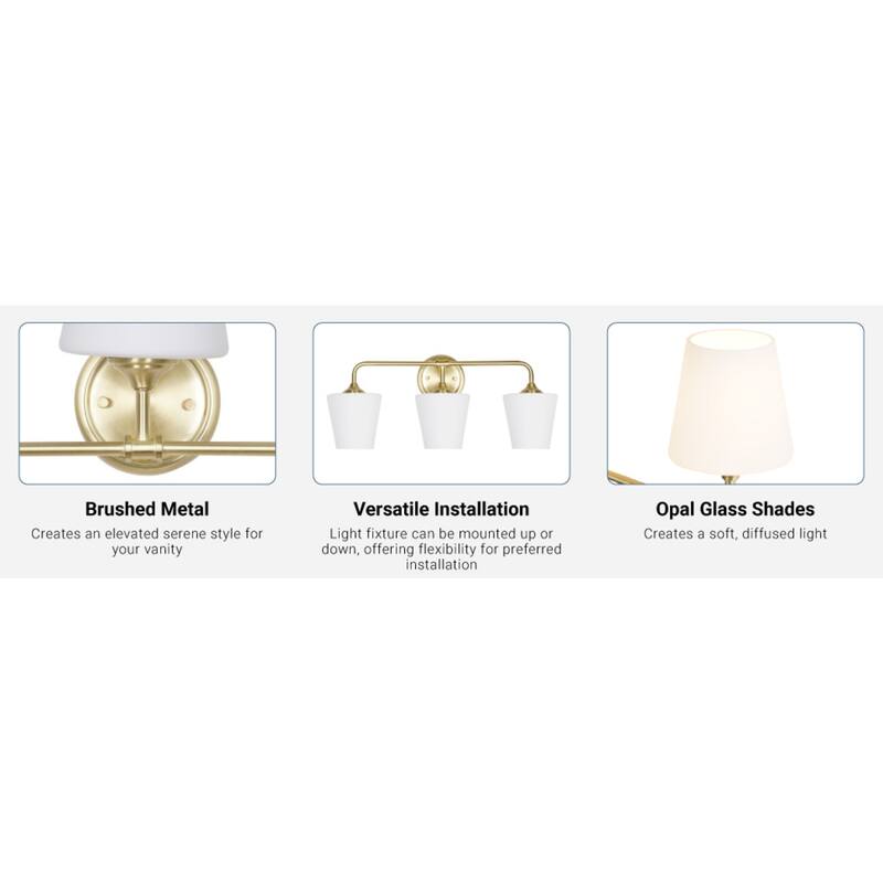 Kenroy Home Roberts 3-Light Vanity Light