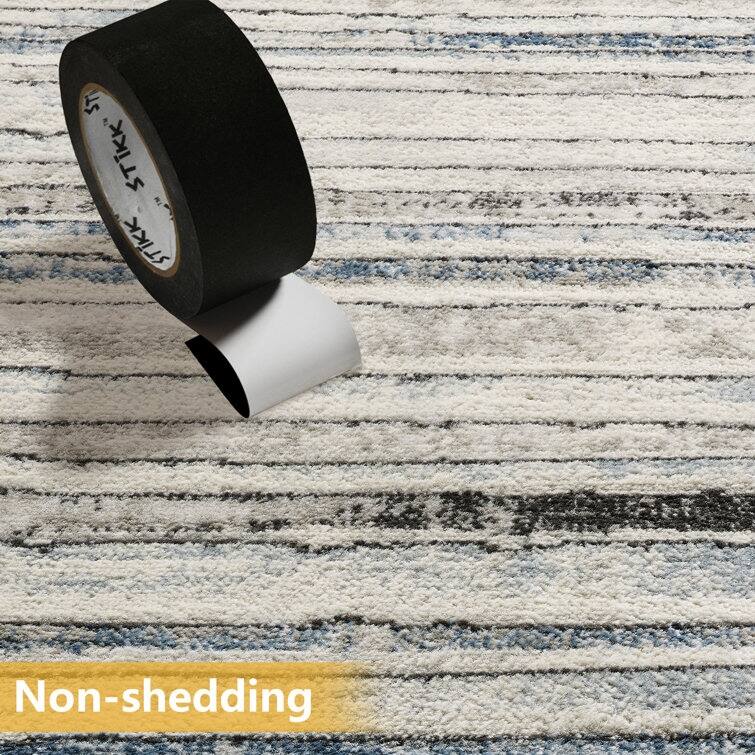 Modern Minimalist Striped Area Rug