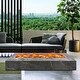 preview thumbnail 2 of 15, Stainless Steel Rectangular Built-in Fire Pit Pan