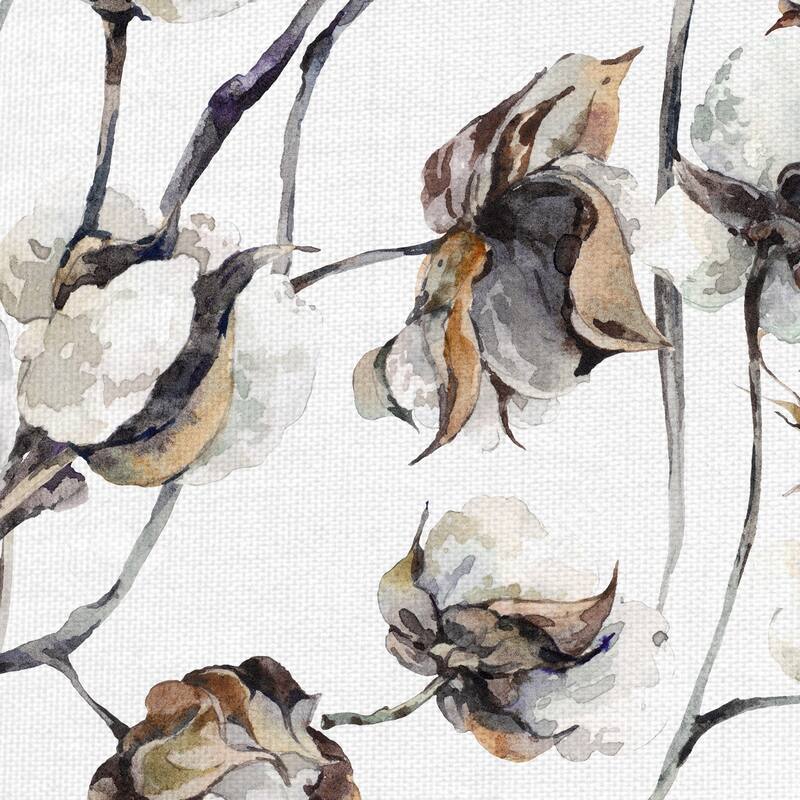 Cotton Blossoms by Belle Maison Canvas Art Print