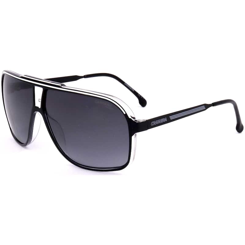 Carrera Men's Grand Prix 64mm Black White Sunglasses GRANDPRIX3-80S-9O