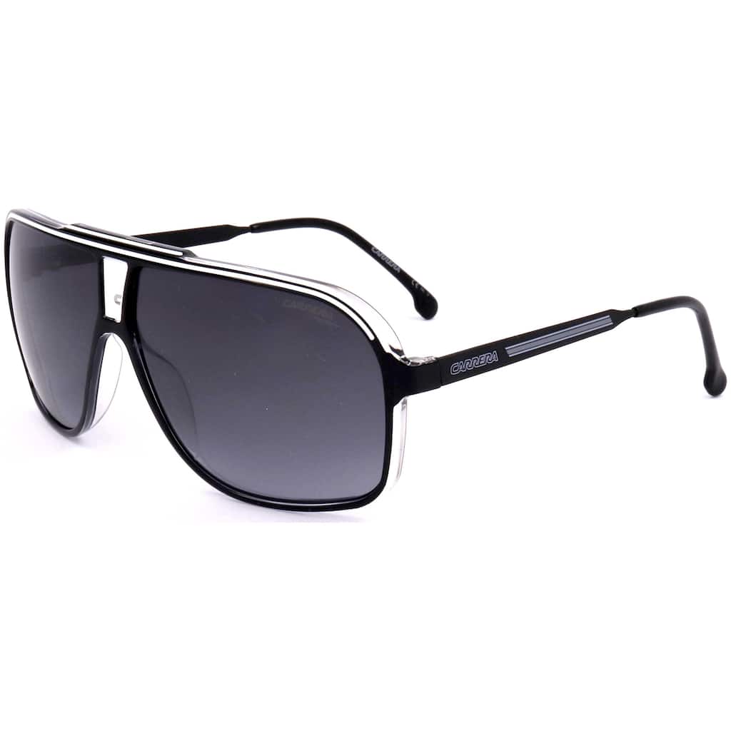 Carrera Men's Grand Prix 64mm Black White Sunglasses GRANDPRIX3-80S-9O