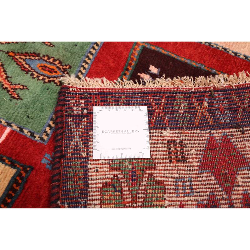ECARPETGALLERY Hand-knotted Melis Red Wool Rug - 3'9 x 6'3