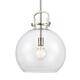 Option Satin Nickel / Clear