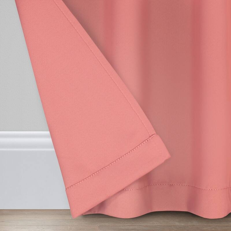 Eclipse Darrell Thermaweave Blackout Window Curtain Panel.