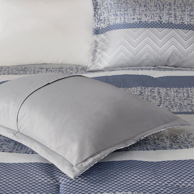 Madison Park Melody 7 Piece Jacquard Comforter Set