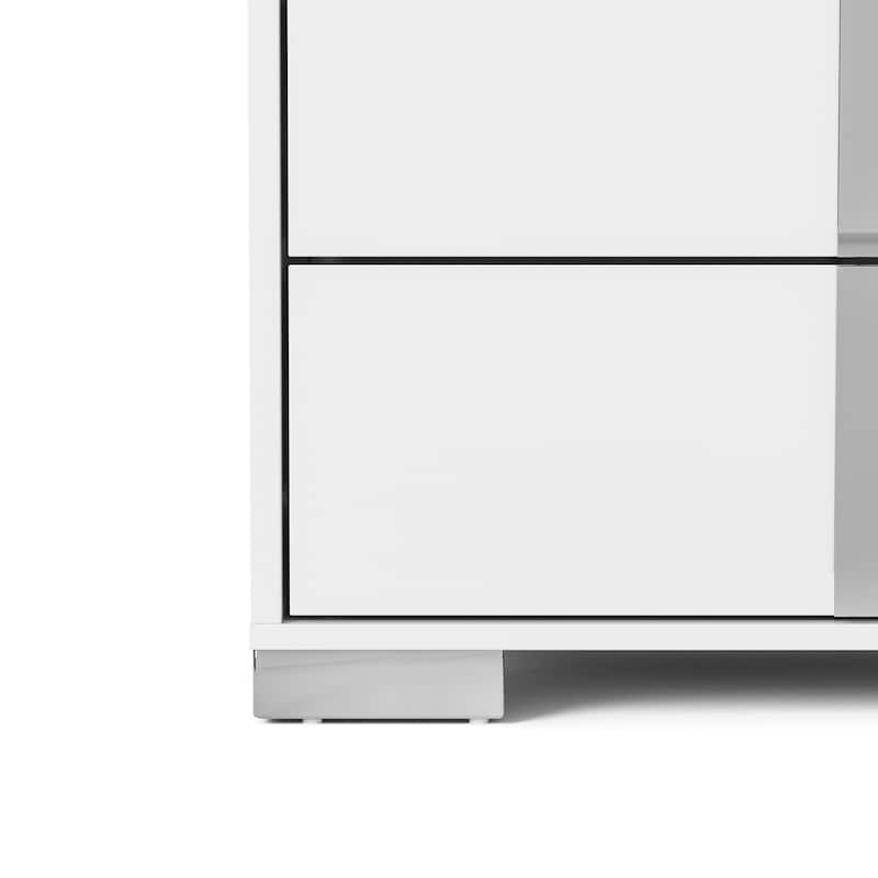 Furniture of America Erina Modern Glossy 5-Drawer Chest